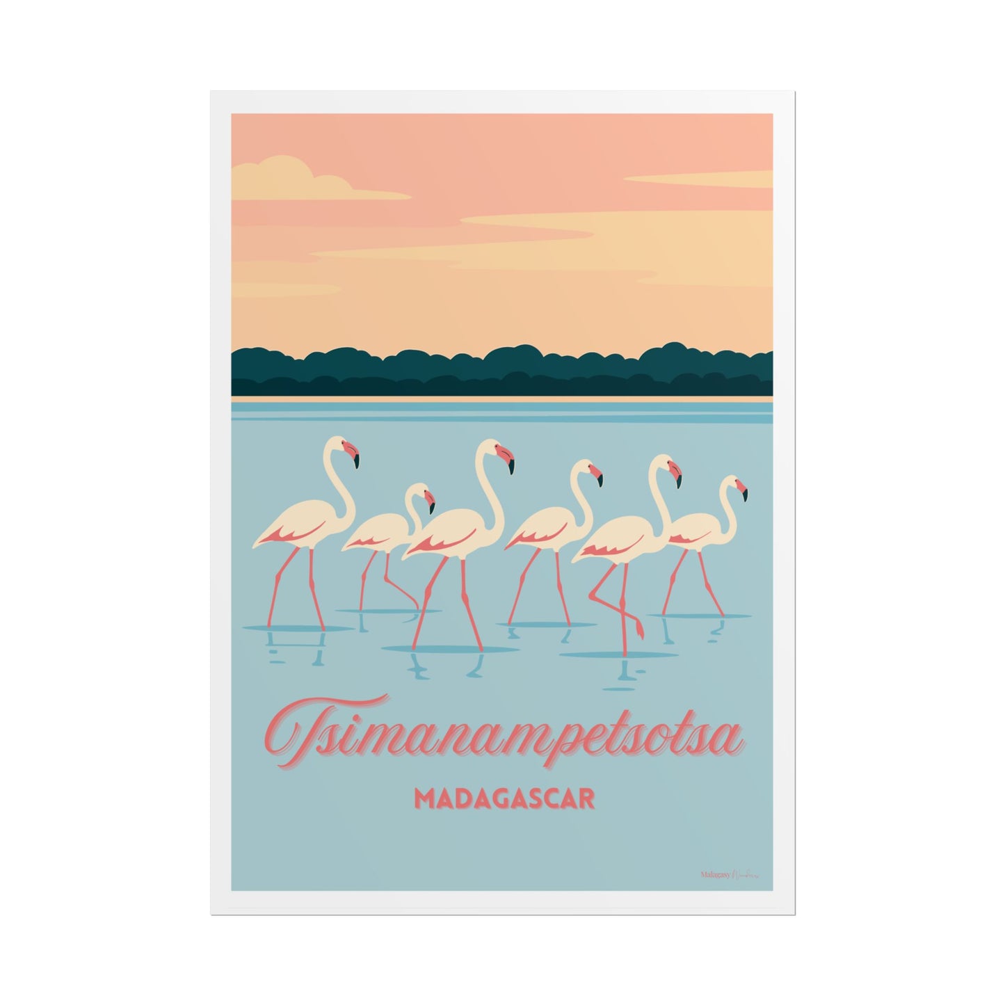 Affiche Parc National de Tsimanampetsotsa - Madagascar
