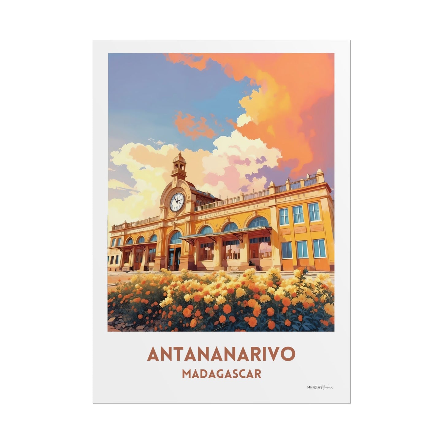 Affiche Gare de Soarano Antananarivo
