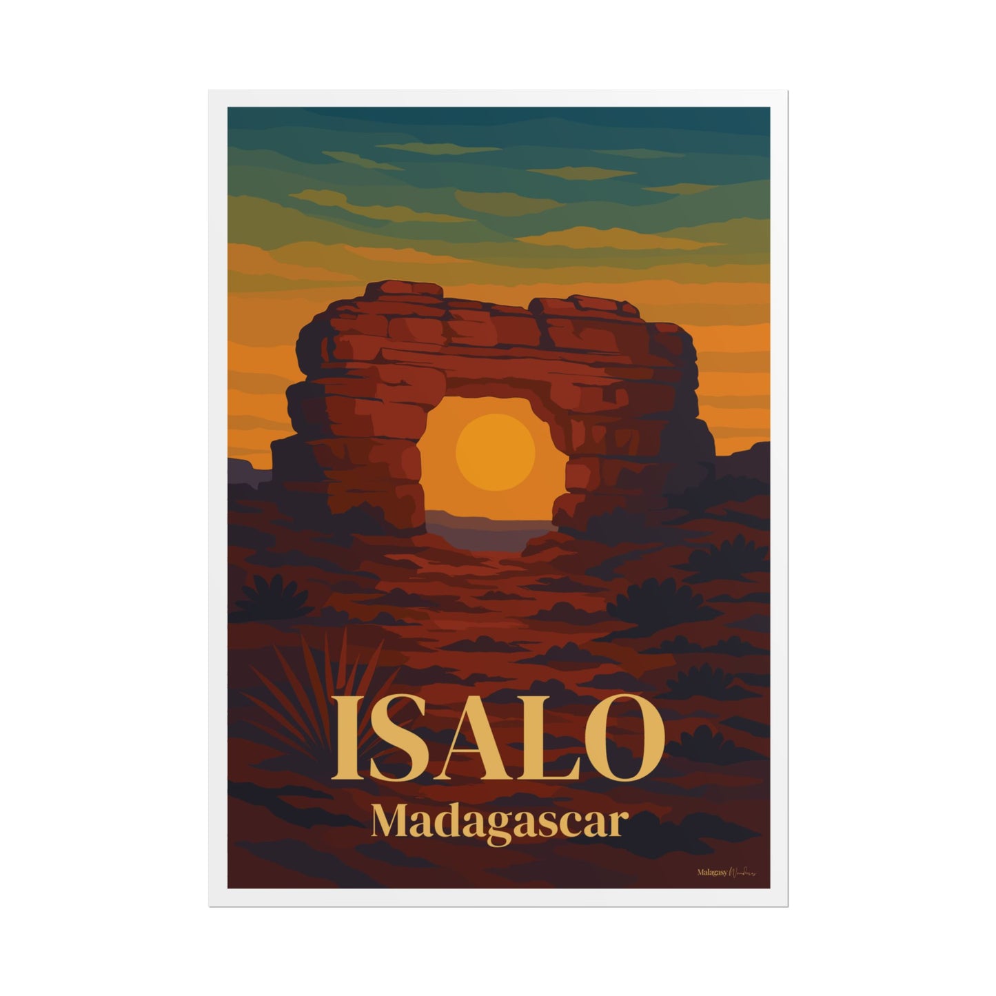 Affiche Parc National d'Isalo