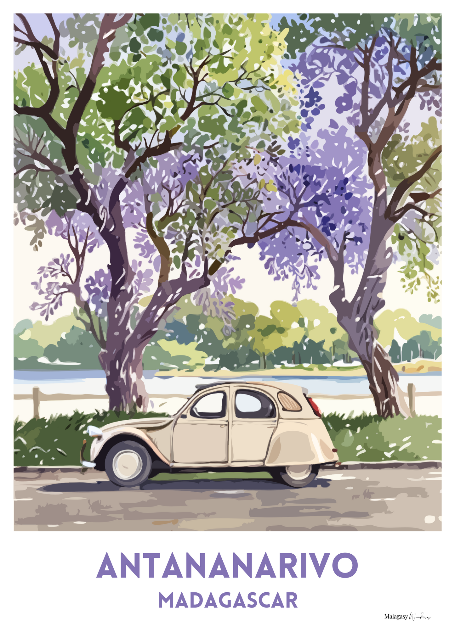 Affiche Lac Anosy Antananarivo