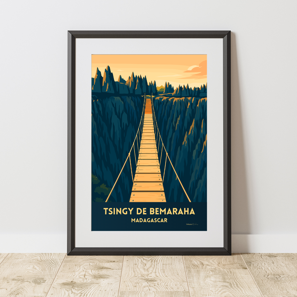 Affiche Tsingy de Bemaraha