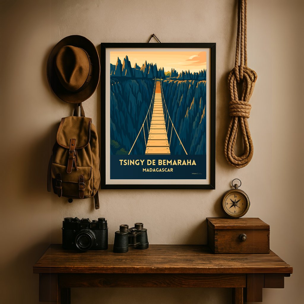 Affiche Tsingy de Bemaraha