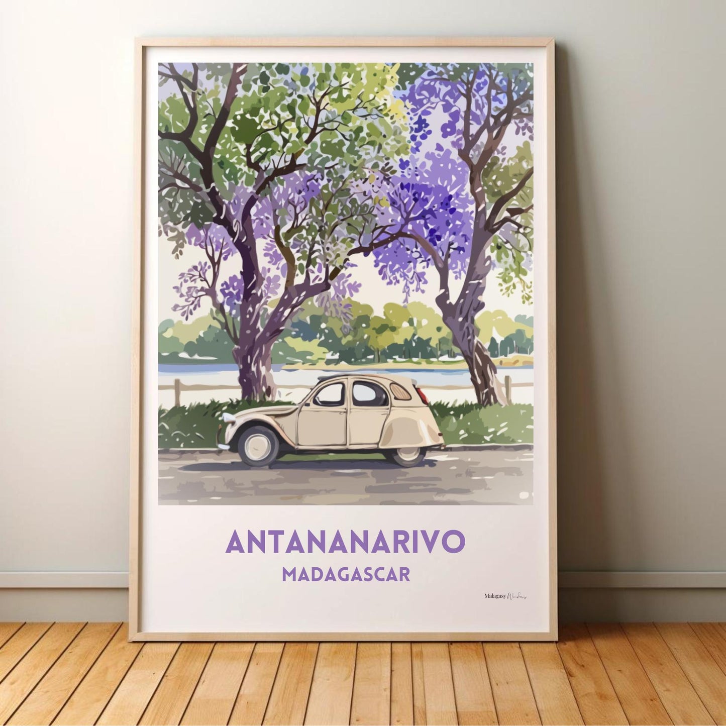 Affiche Lac Anosy Antananarivo