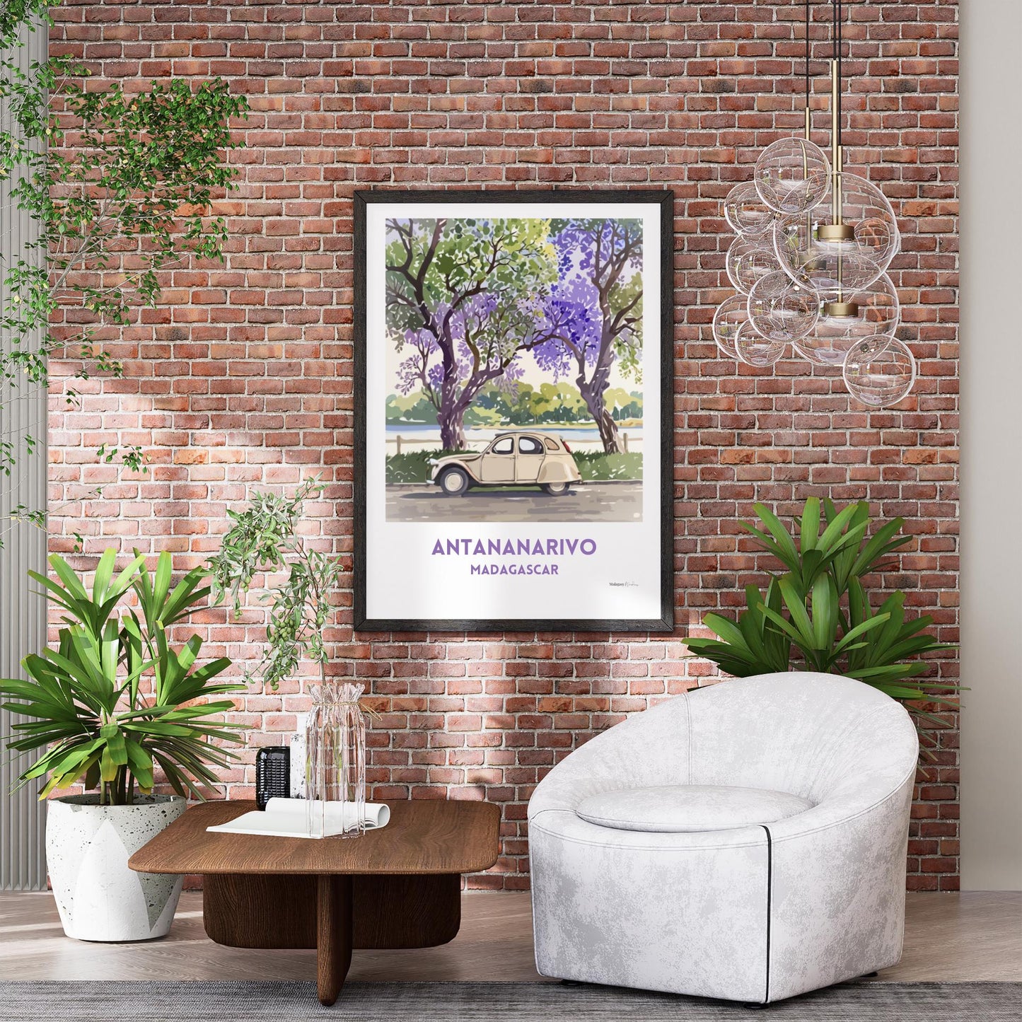 Affiche Lac Anosy Antananarivo